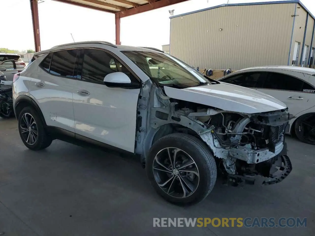 4 Photograph of a damaged car KL4MMFSL6MB154782 BUICK ENCORE 2021