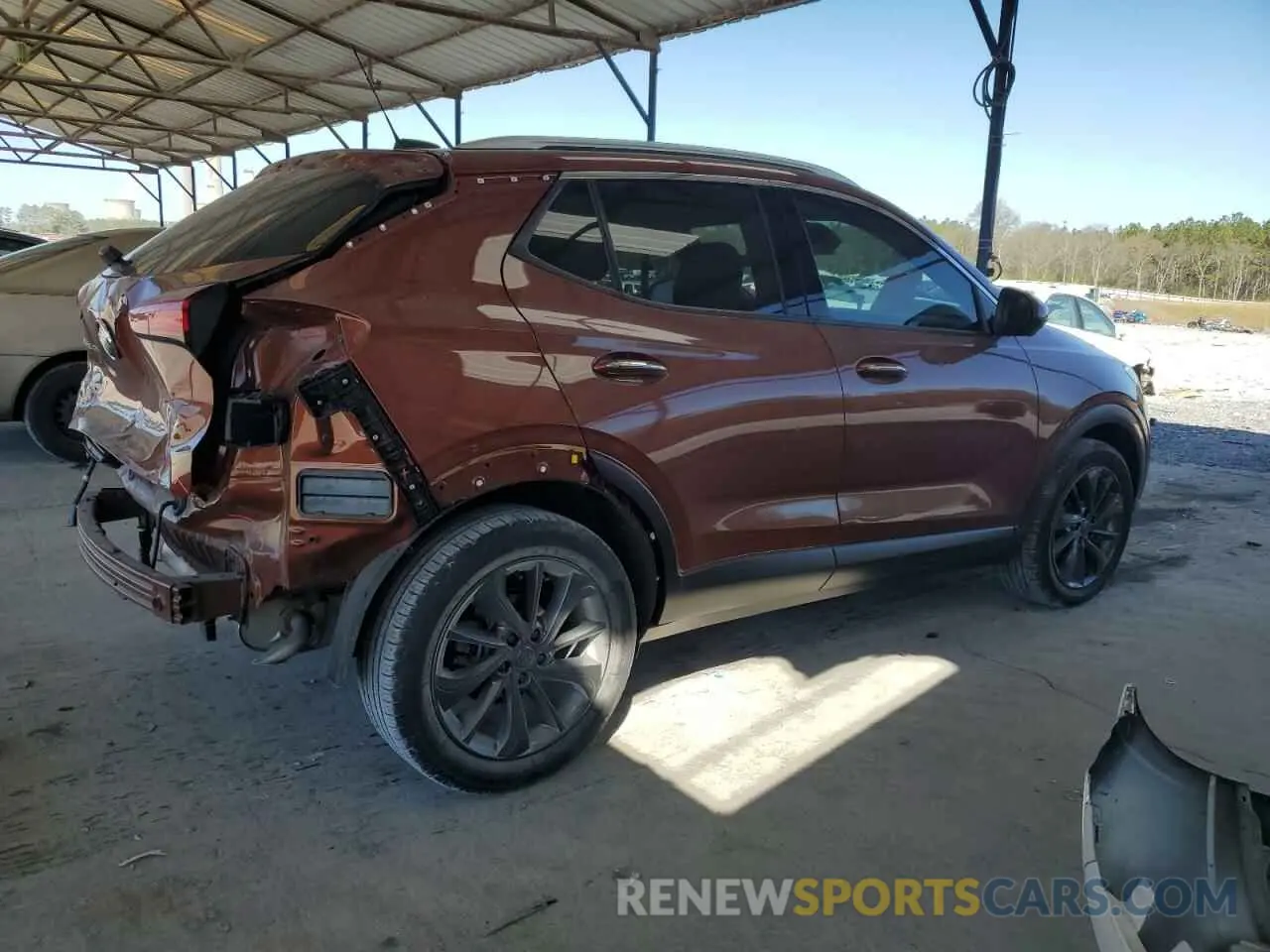 3 Photograph of a damaged car KL4MMFSL7MB133892 BUICK ENCORE 2021