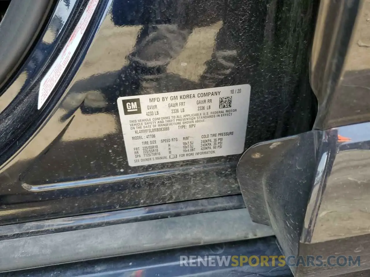 13 Photograph of a damaged car KL4MMFSL8MB083066 BUICK ENCORE 2021