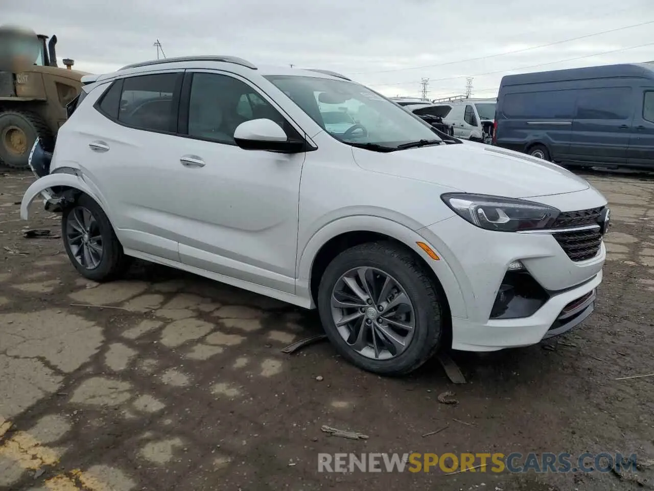 4 Photograph of a damaged car KL4MMGSL0MB112582 BUICK ENCORE 2021