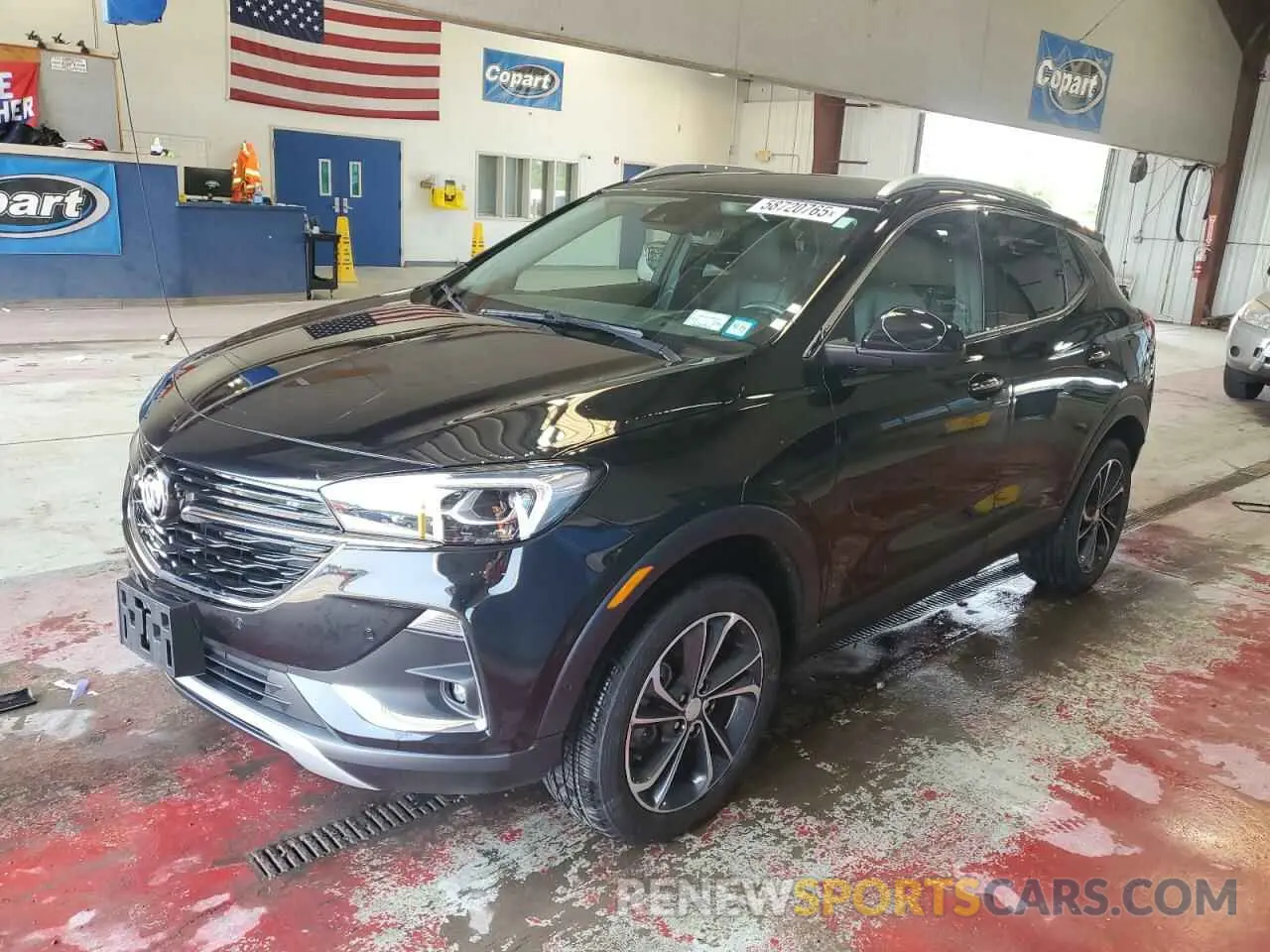 1 Photograph of a damaged car KL4MMGSL9MB182081 BUICK ENCORE 2021
