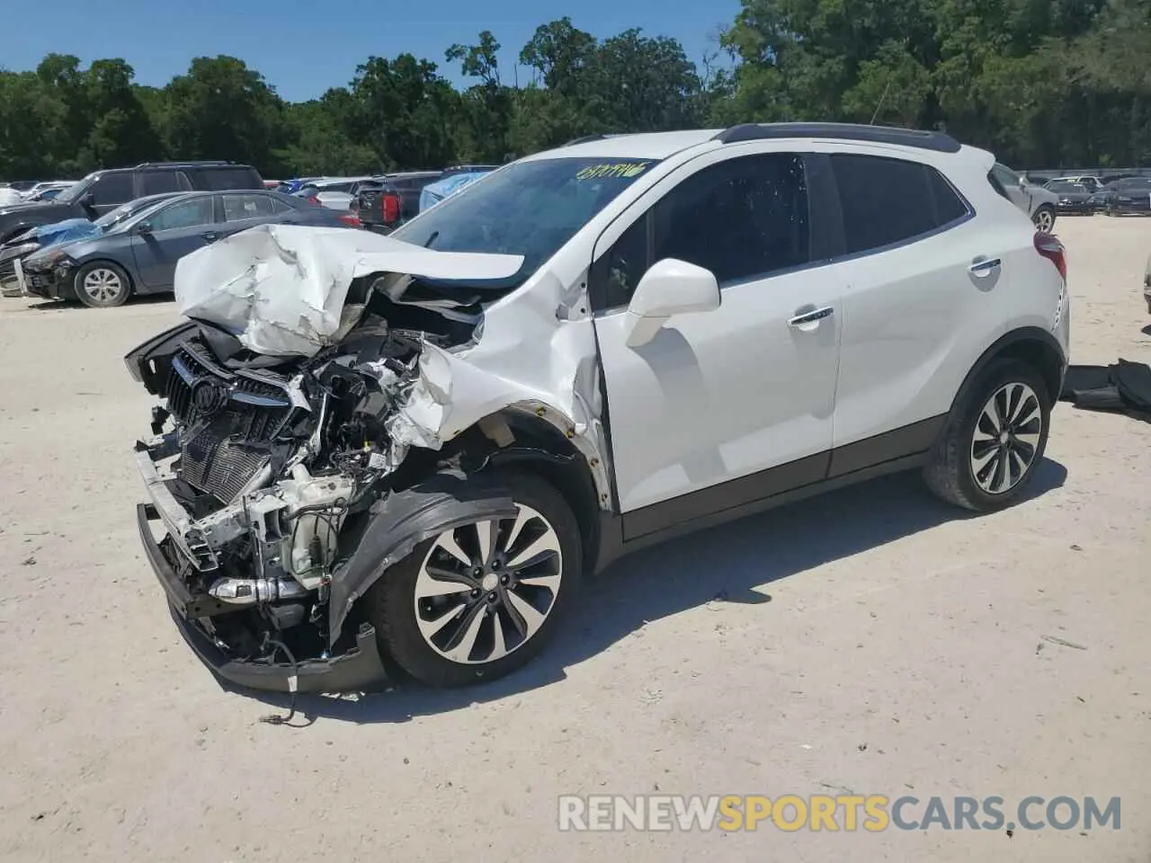 1 Photograph of a damaged car KL4CJASM3NB553523 BUICK ENCORE 2022
