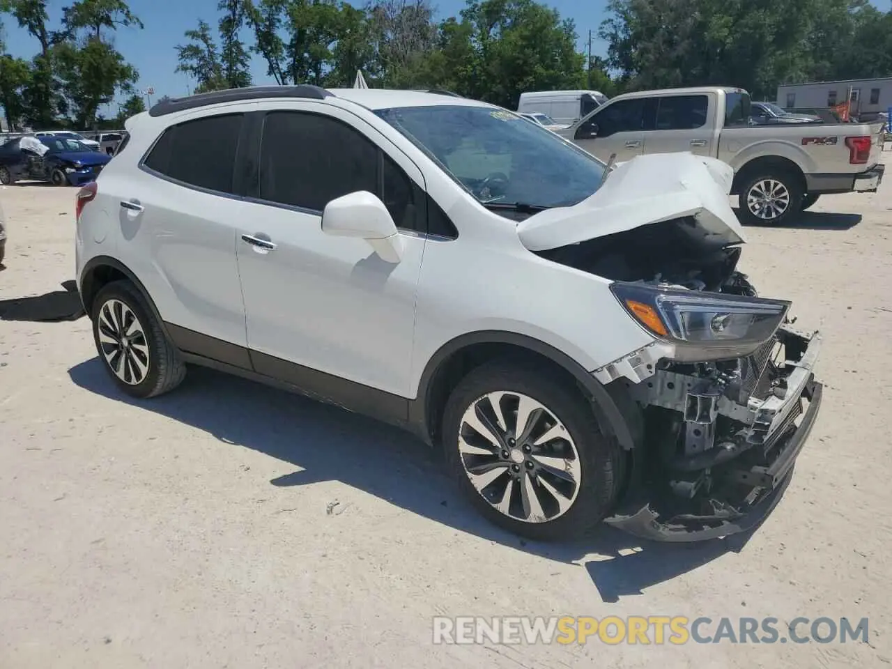 4 Photograph of a damaged car KL4CJASM3NB553523 BUICK ENCORE 2022