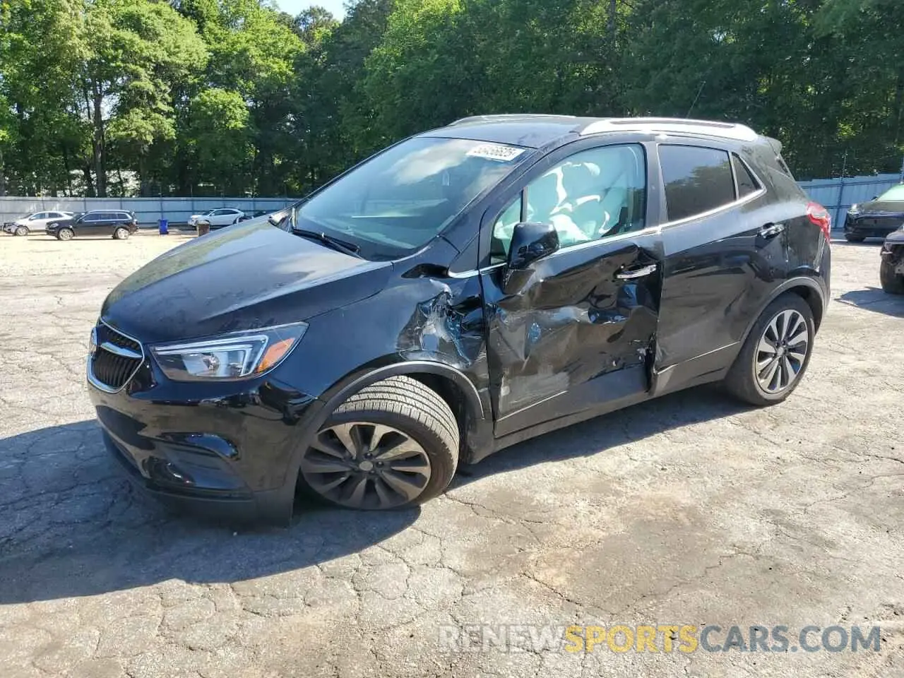 1 Photograph of a damaged car KL4CJASM6NB523349 BUICK ENCORE 2022