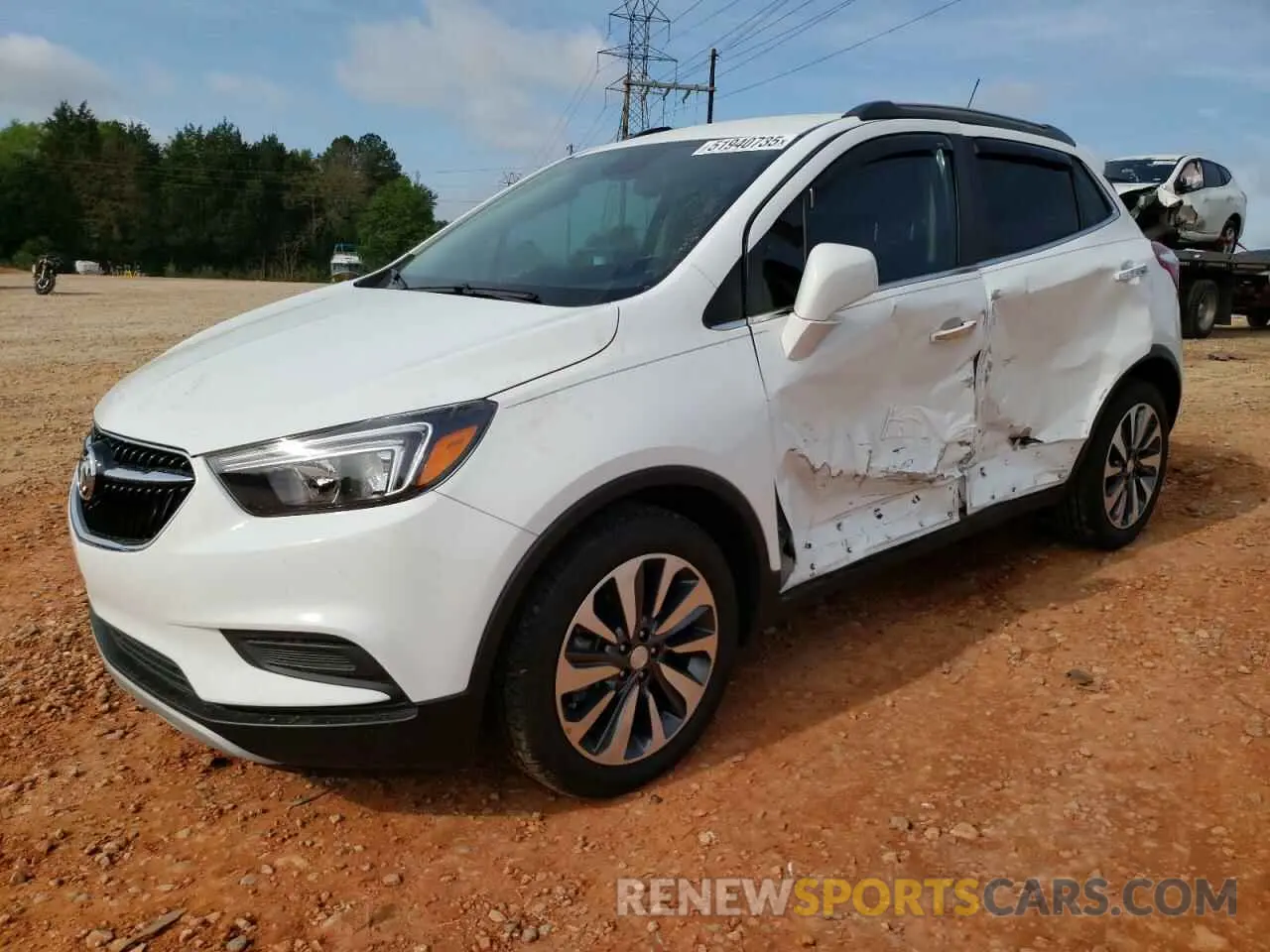 1 Photograph of a damaged car KL4CJASMXNB529946 BUICK ENCORE 2022