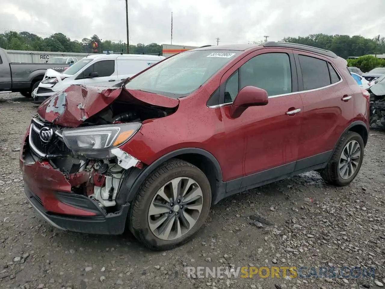 1 Photograph of a damaged car KL4CJESM1NB514405 BUICK ENCORE 2022
