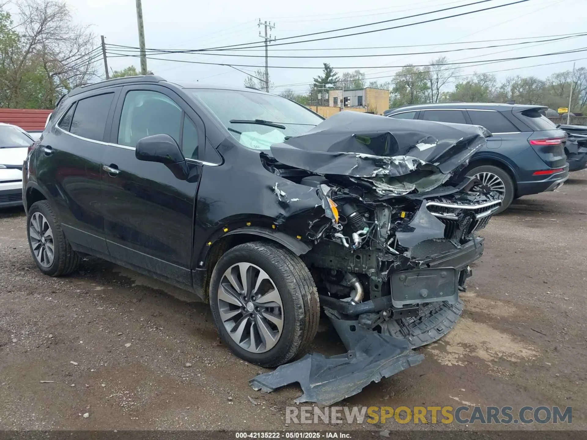 1 Photograph of a damaged car KL4CJESM1NB555813 BUICK ENCORE 2022