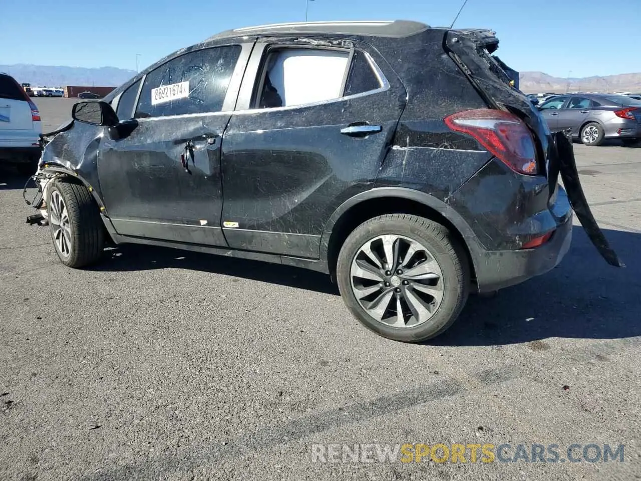 2 Photograph of a damaged car KL4CJESM2NB552483 BUICK ENCORE 2022