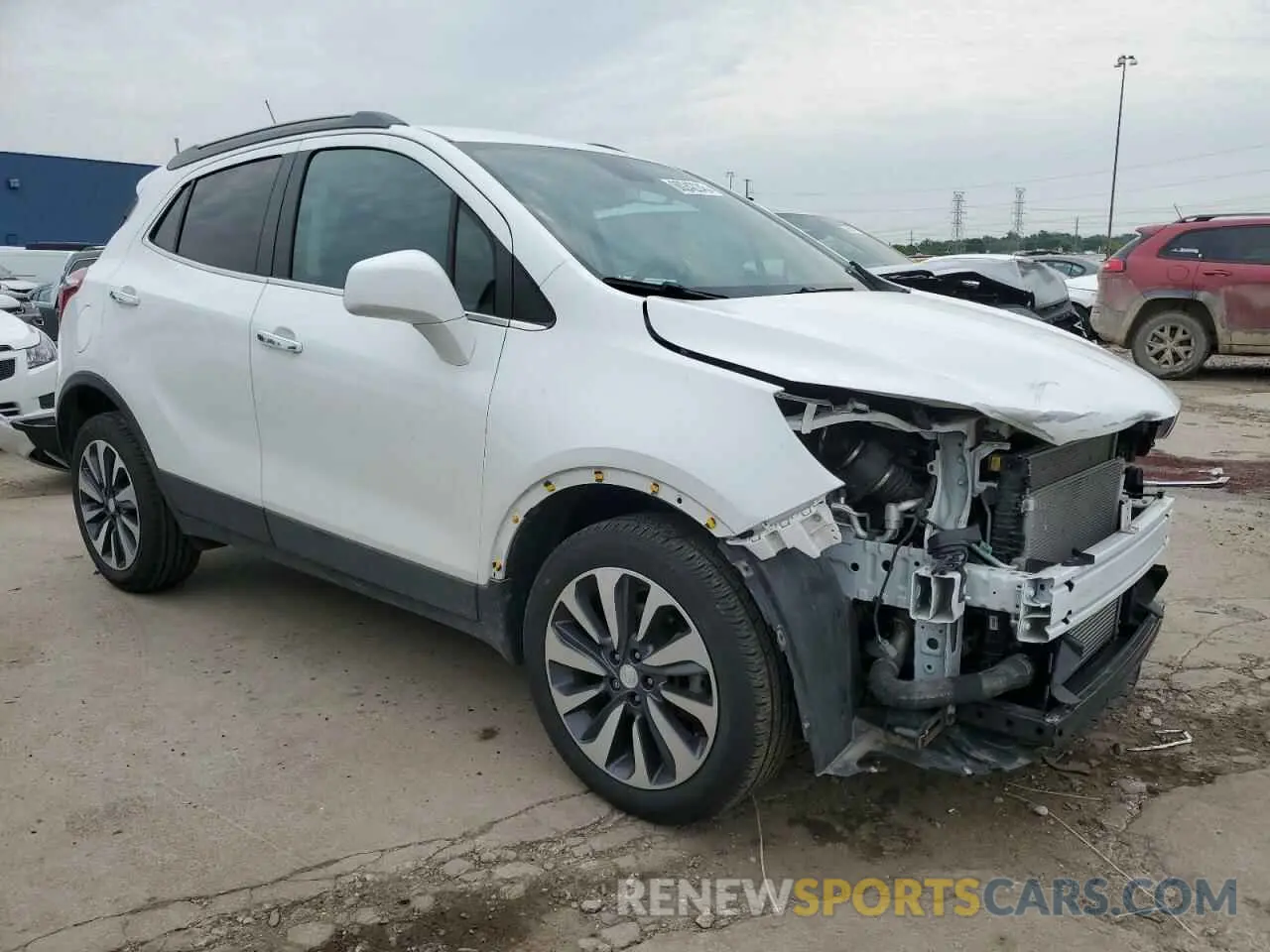 4 Photograph of a damaged car KL4CJESM5NB500376 BUICK ENCORE 2022