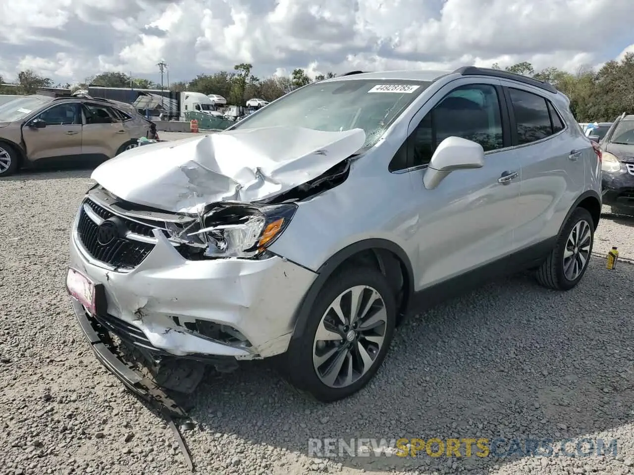 1 Photograph of a damaged car KL4CJESM5NB514309 BUICK ENCORE 2022