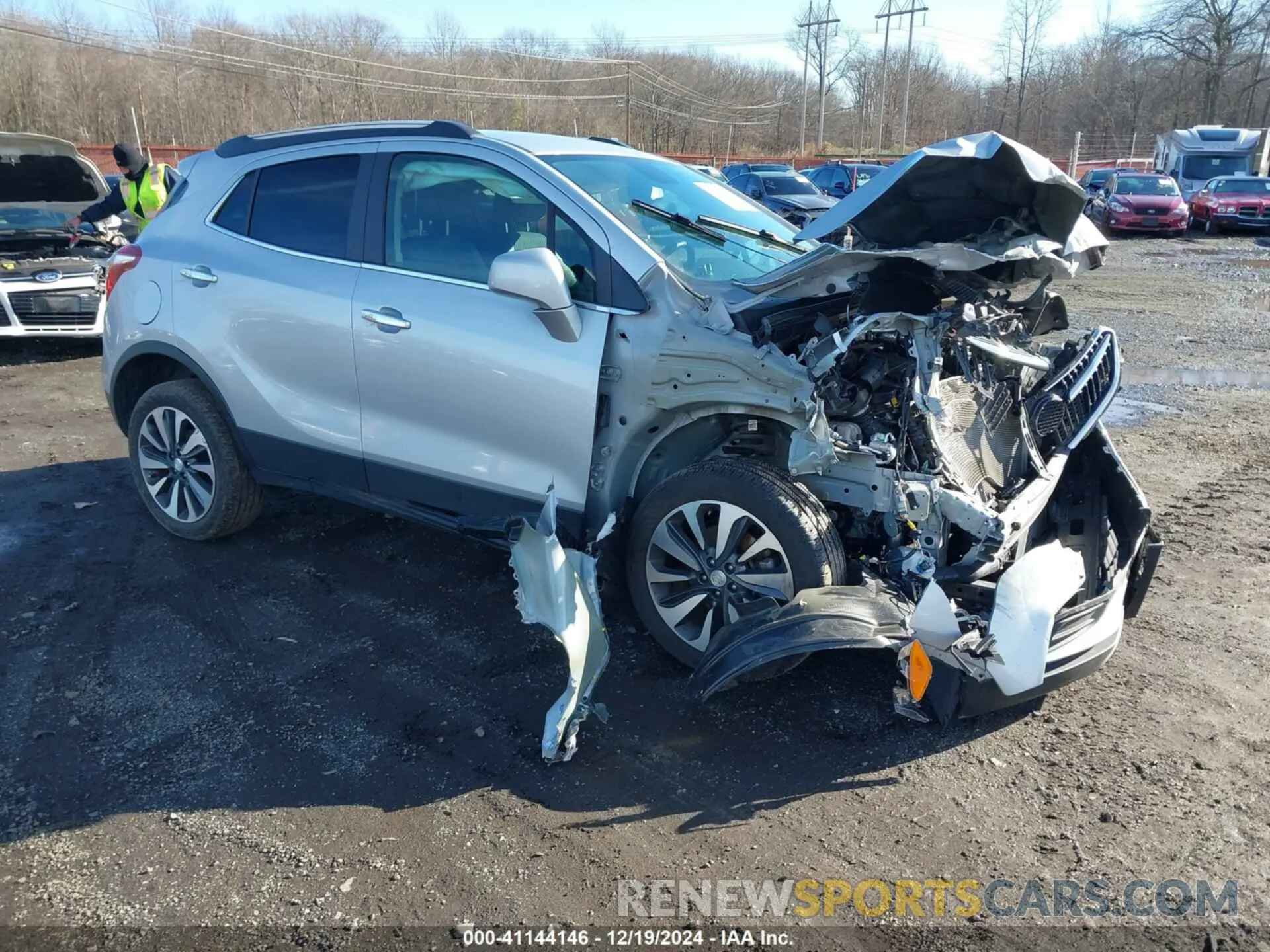 1 Photograph of a damaged car KL4CJESM6NB552552 BUICK ENCORE 2022