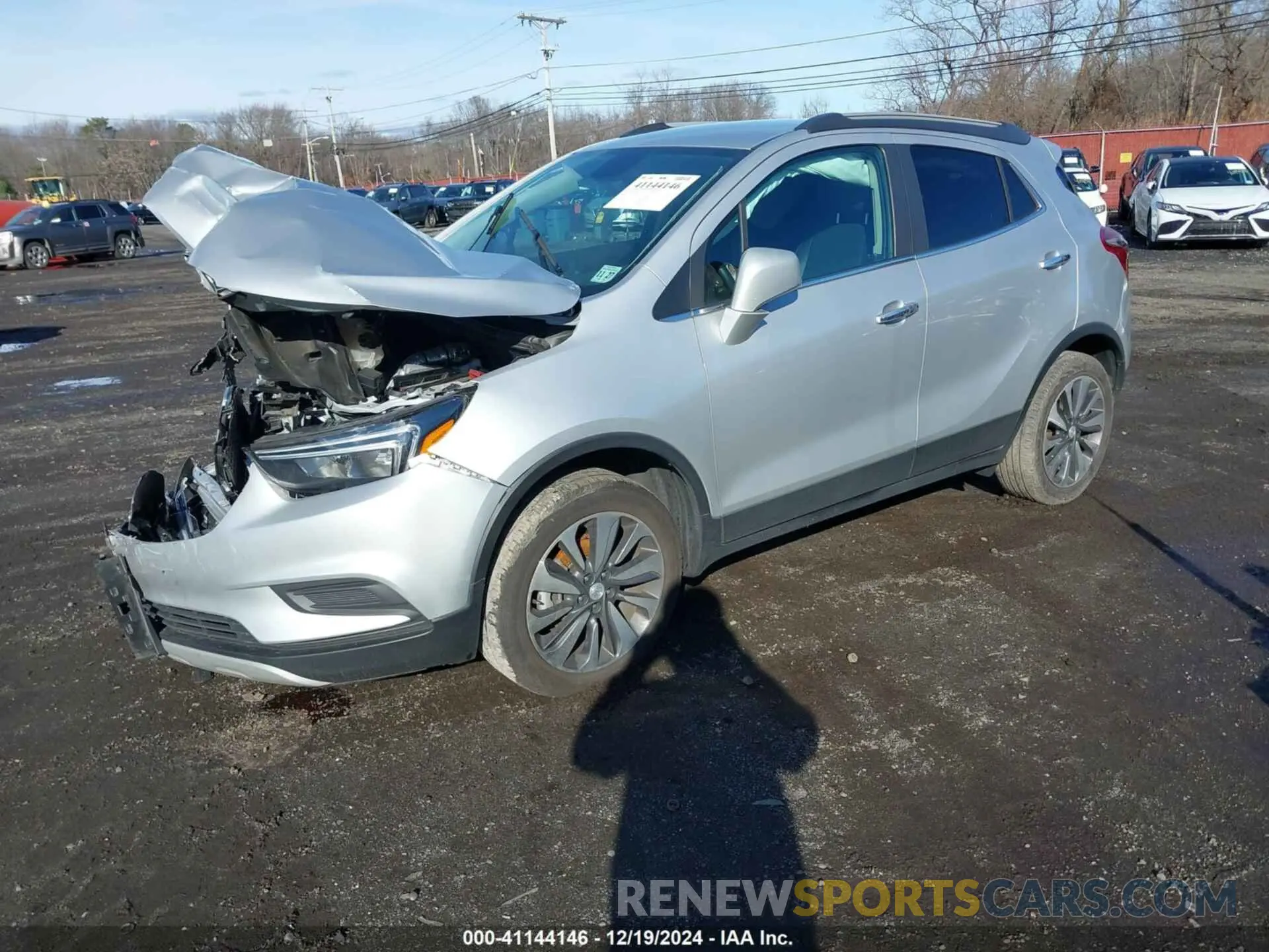 2 Photograph of a damaged car KL4CJESM6NB552552 BUICK ENCORE 2022