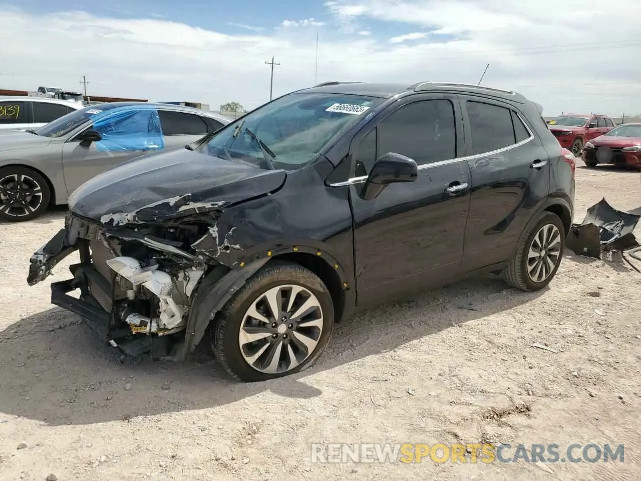 1 Photograph of a damaged car KL4CJESM6NB561588 BUICK ENCORE 2022