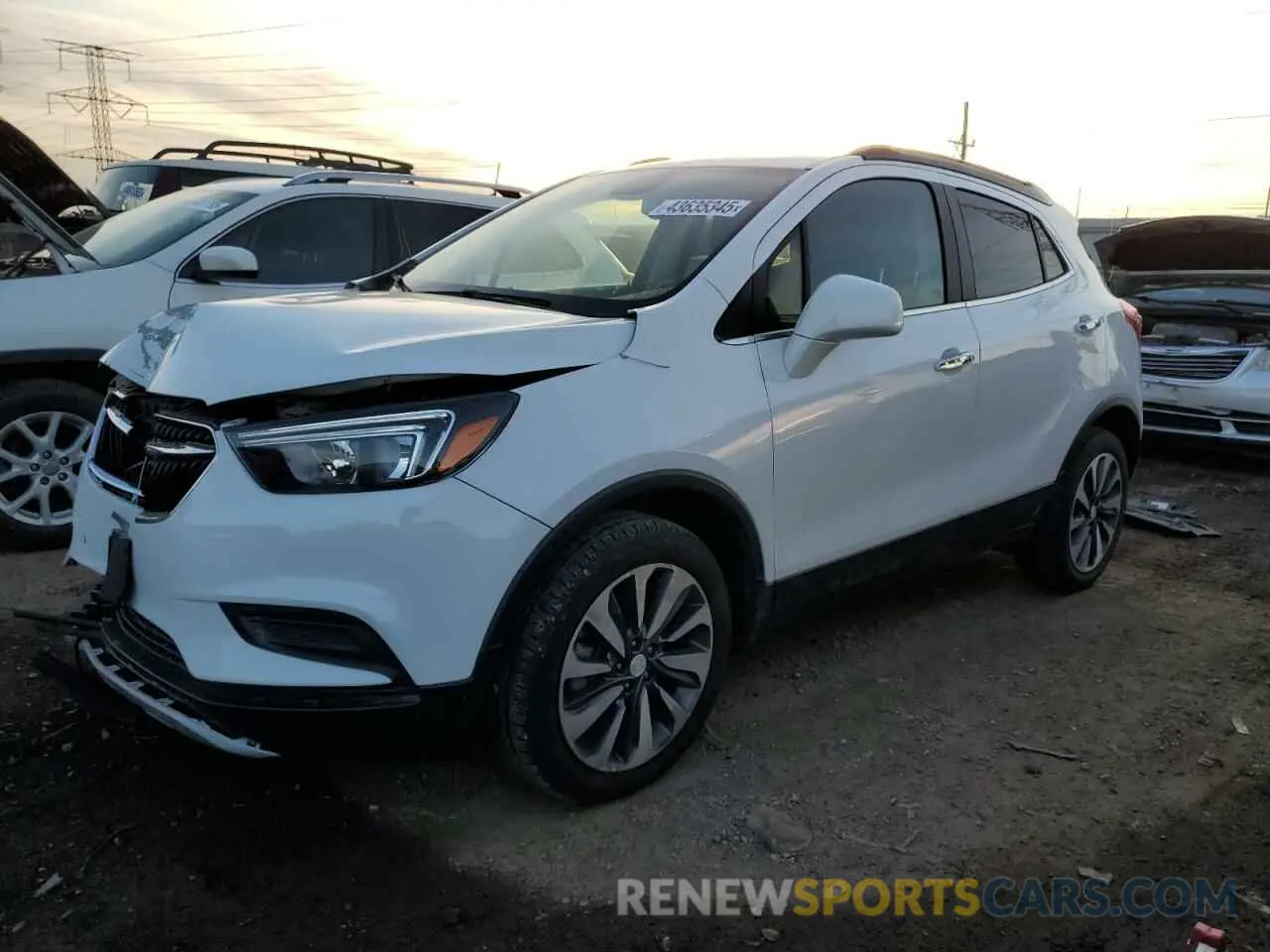 1 Photograph of a damaged car KL4CJESM7NB540913 BUICK ENCORE 2022