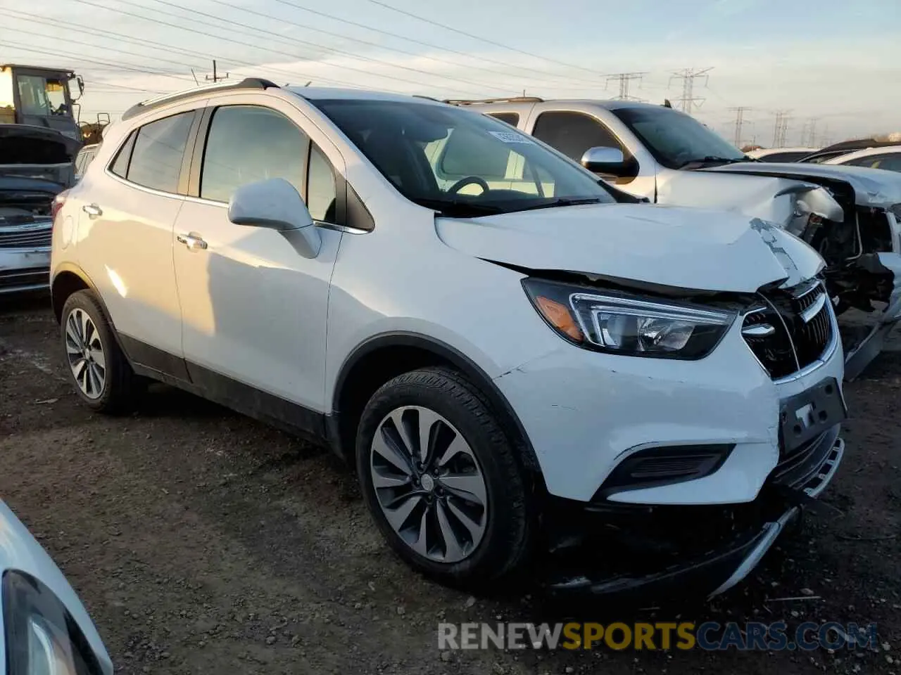 4 Photograph of a damaged car KL4CJESM7NB540913 BUICK ENCORE 2022