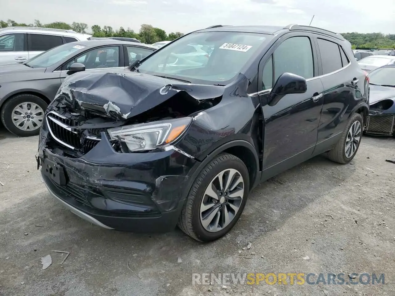 1 Photograph of a damaged car KL4CJESM8NB524462 BUICK ENCORE 2022