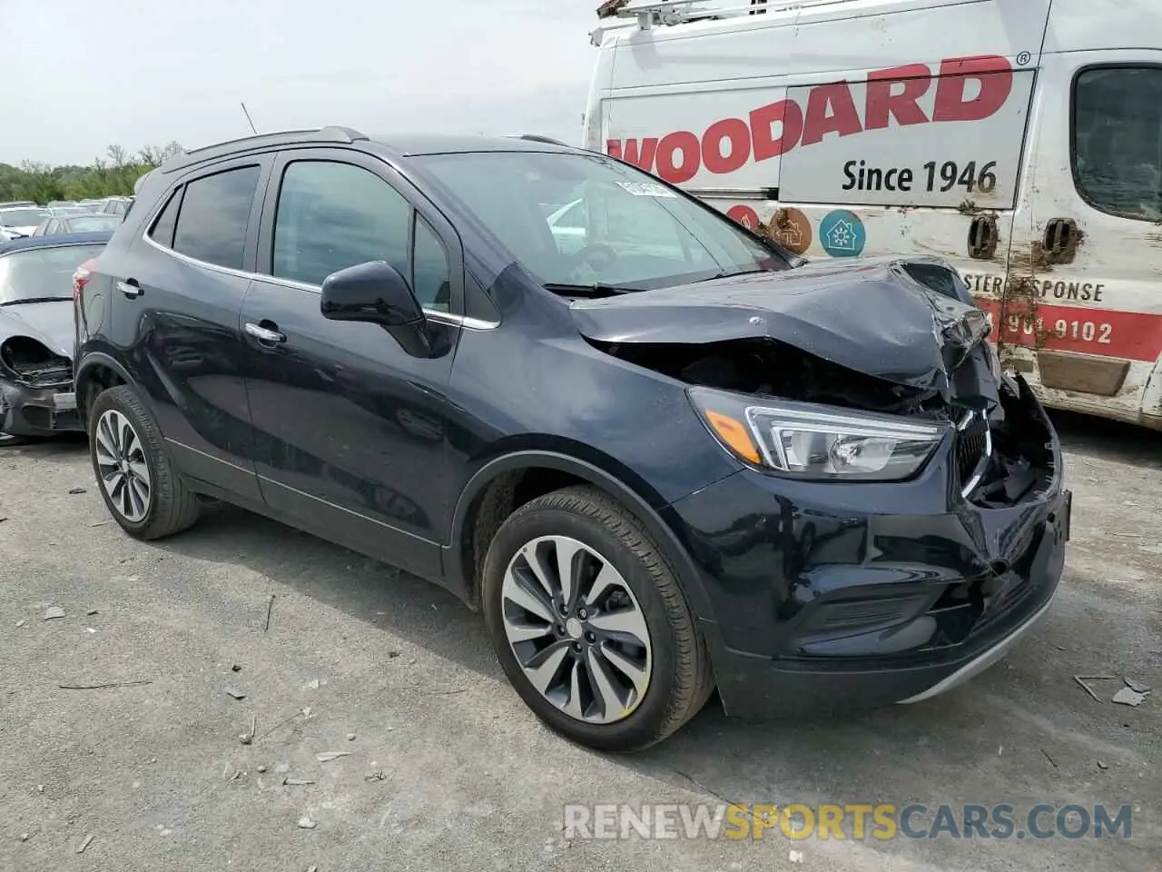 4 Photograph of a damaged car KL4CJESM8NB524462 BUICK ENCORE 2022