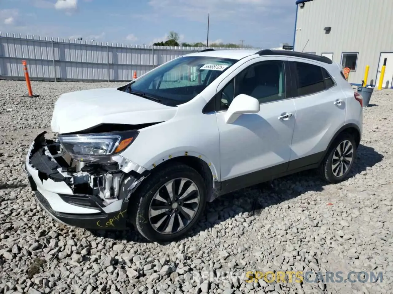 1 Photograph of a damaged car KL4CJESMXNB527346 BUICK ENCORE 2022
