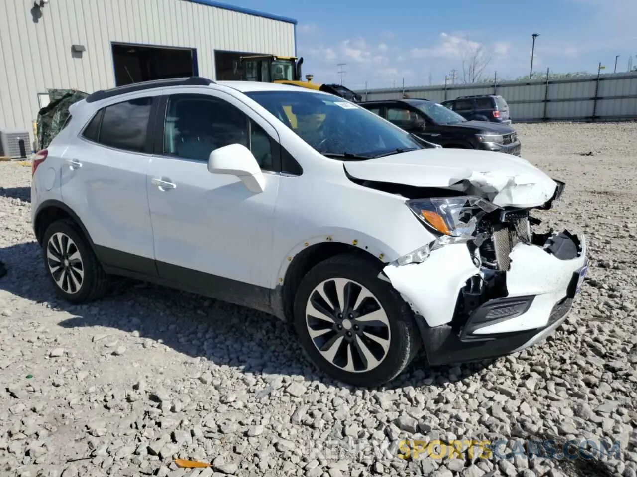 4 Photograph of a damaged car KL4CJESMXNB527346 BUICK ENCORE 2022