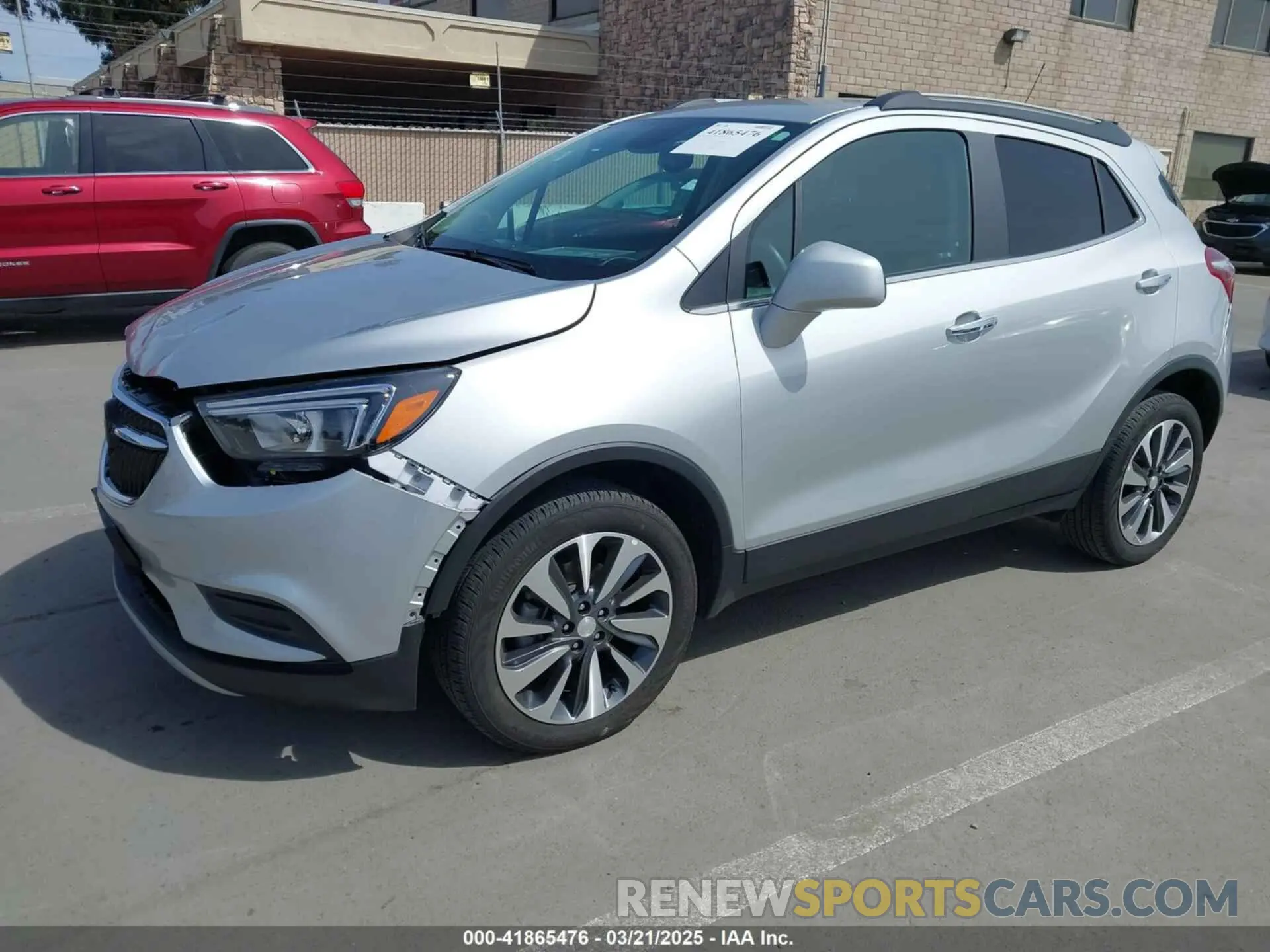 2 Photograph of a damaged car KL4CJESMXNB561903 BUICK ENCORE 2022