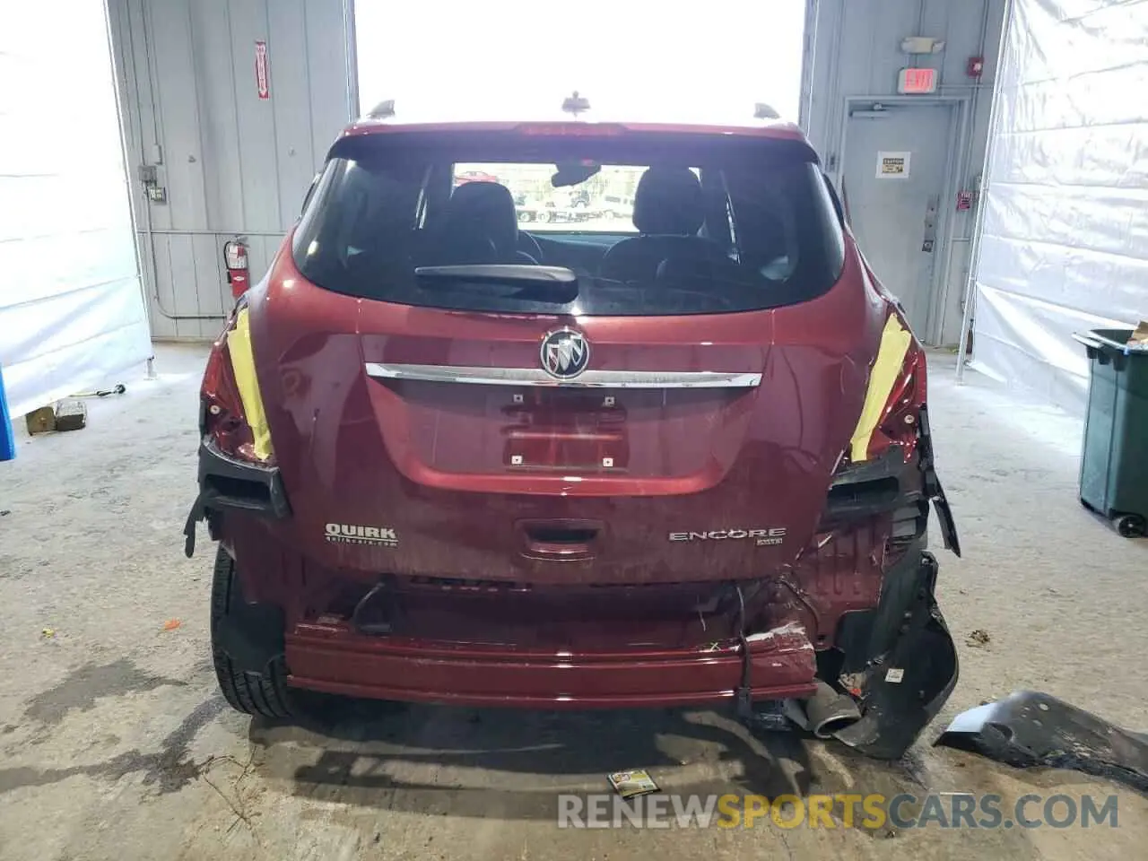 6 Photograph of a damaged car KL4CJESMXNB568978 BUICK ENCORE 2022