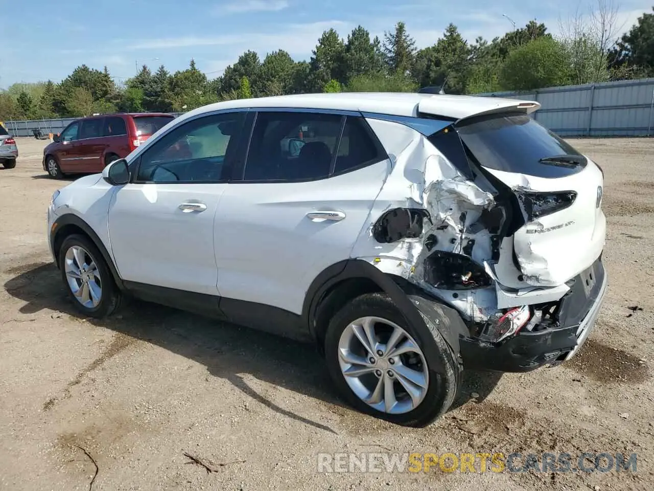2 Photograph of a damaged car KL4MMBS20NB029343 BUICK ENCORE 2022