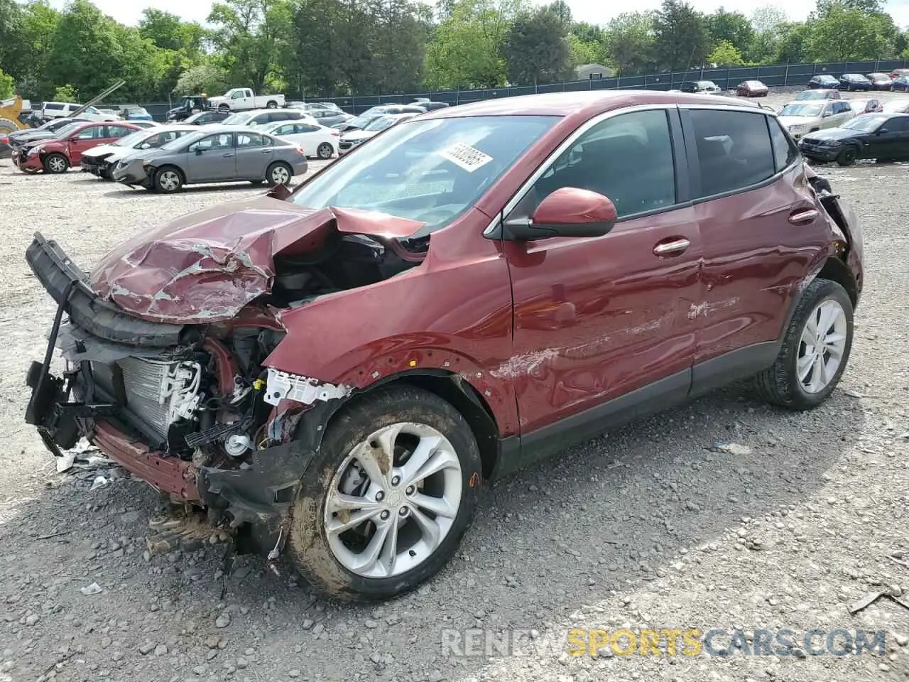 1 Photograph of a damaged car KL4MMBS23NB136127 BUICK ENCORE 2022