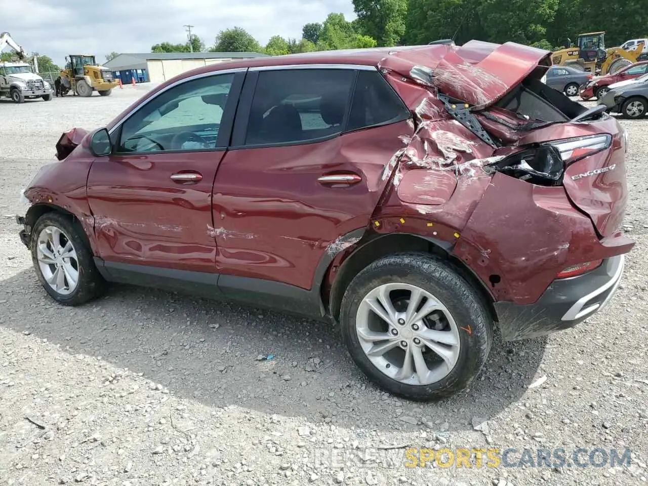 2 Photograph of a damaged car KL4MMBS23NB136127 BUICK ENCORE 2022