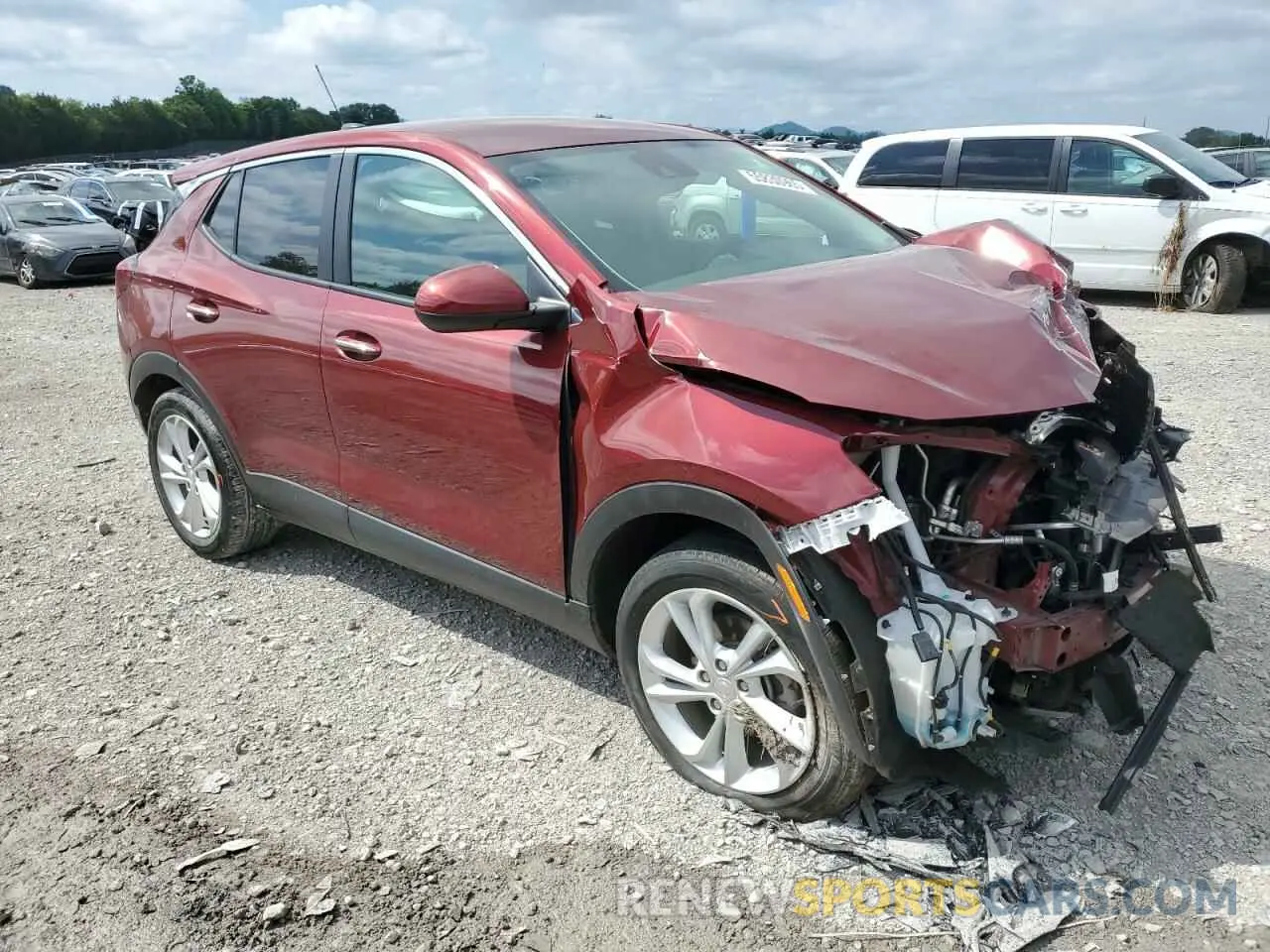 4 Photograph of a damaged car KL4MMBS23NB136127 BUICK ENCORE 2022