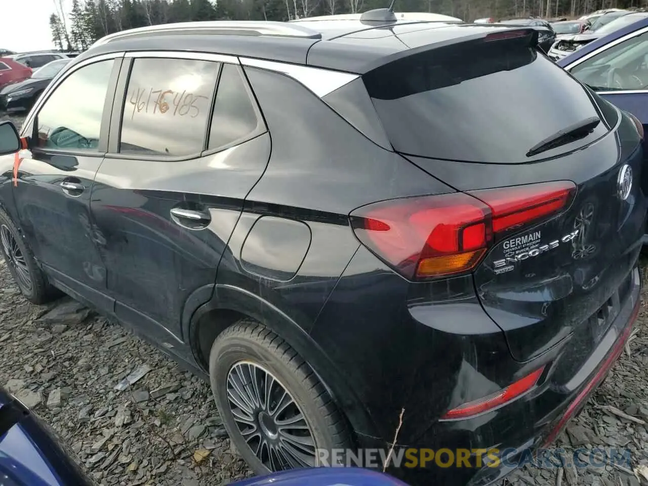 2 Photograph of a damaged car KL4MMCSL0NB036596 BUICK ENCORE 2022