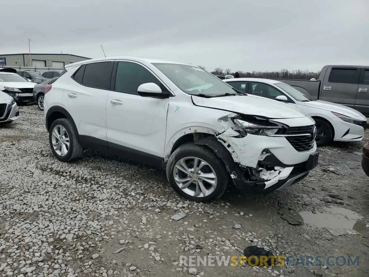 4 Photograph of a damaged car KL4MMCSL5NB031488 BUICK ENCORE 2022