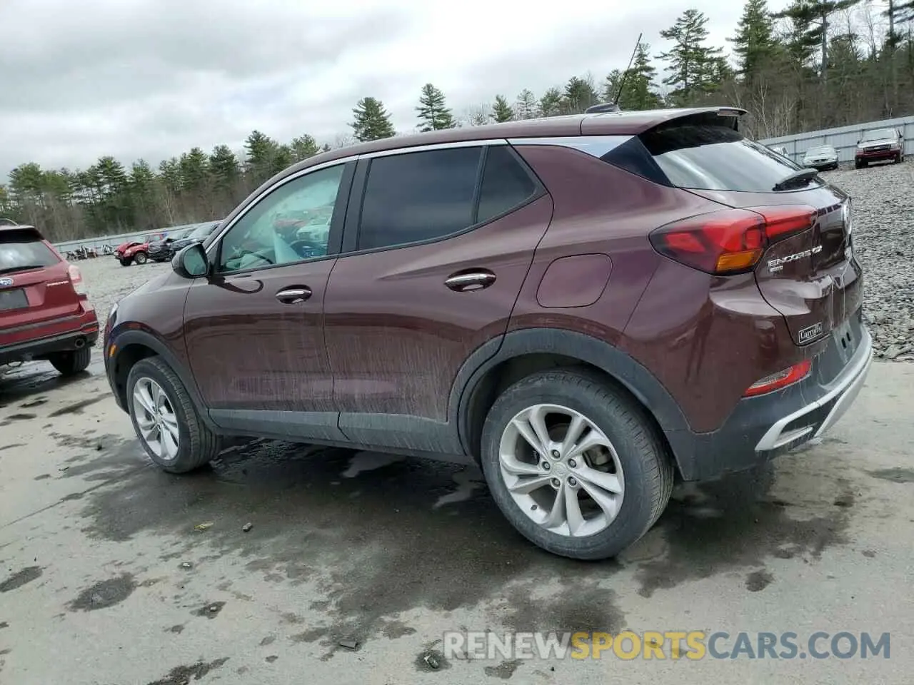 2 Photograph of a damaged car KL4MMCSLXNB009776 BUICK ENCORE 2022