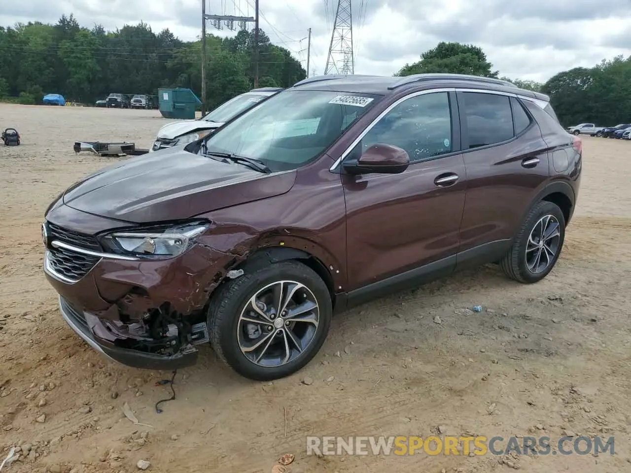 1 Photograph of a damaged car KL4MMDS21NB135568 BUICK ENCORE 2022