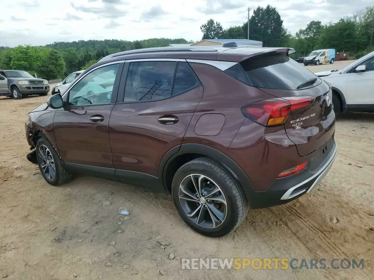 2 Photograph of a damaged car KL4MMDS21NB135568 BUICK ENCORE 2022