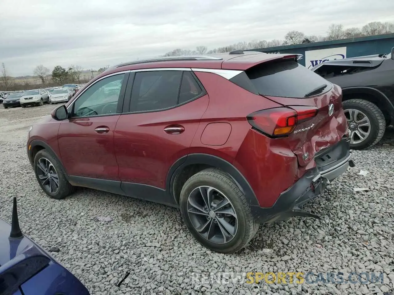 2 Photograph of a damaged car KL4MMDS23NB137144 BUICK ENCORE 2022
