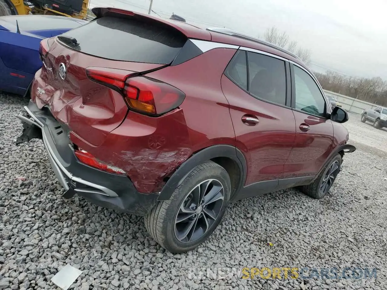 3 Photograph of a damaged car KL4MMDS23NB137144 BUICK ENCORE 2022