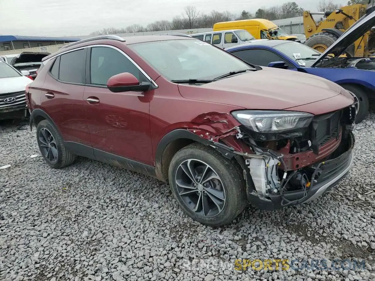 4 Photograph of a damaged car KL4MMDS23NB137144 BUICK ENCORE 2022