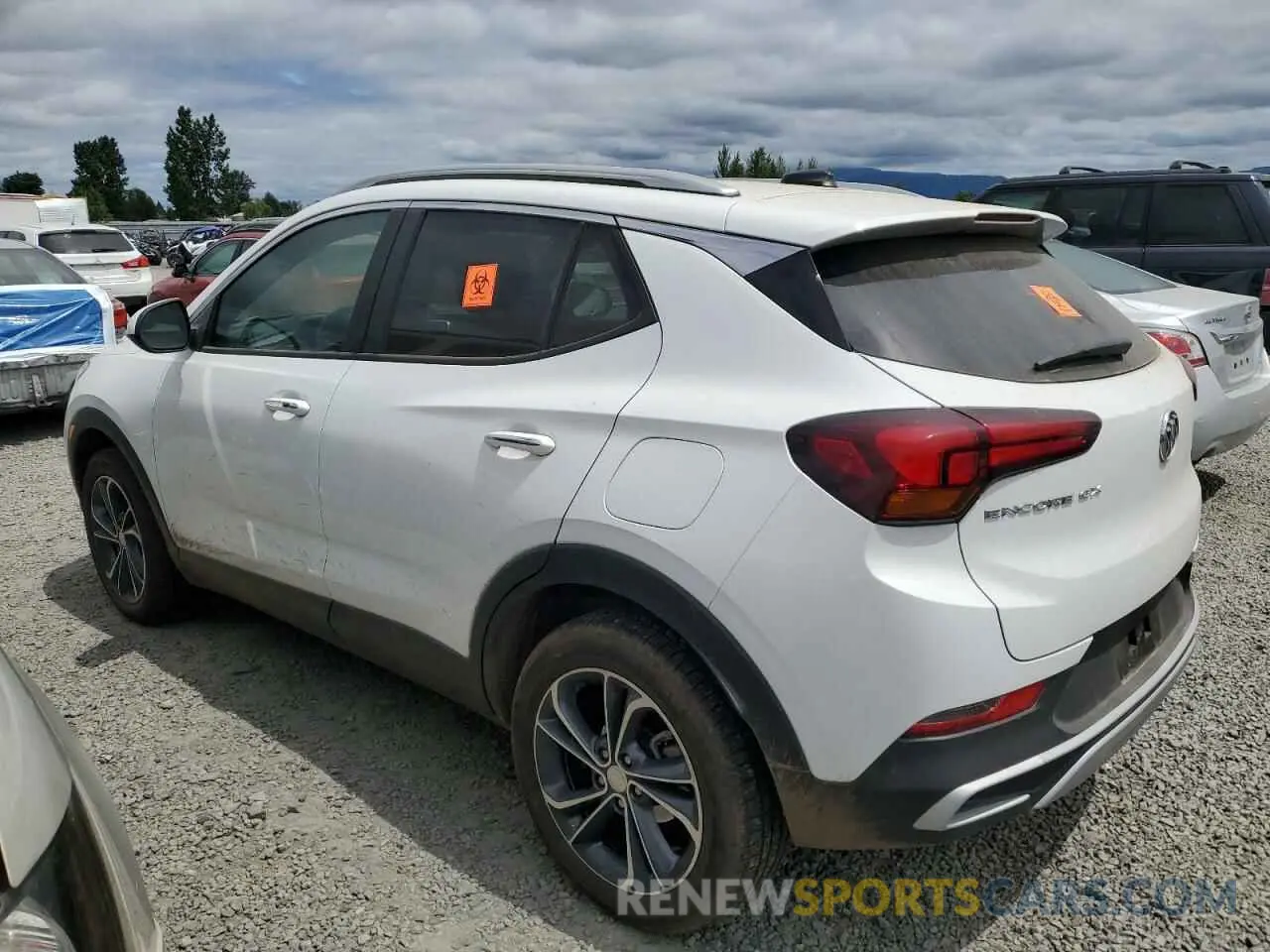 2 Photograph of a damaged car KL4MMDS23NB142585 BUICK ENCORE 2022