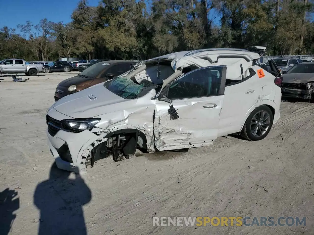1 Photograph of a damaged car KL4MMDSL1NB094514 BUICK ENCORE 2022
