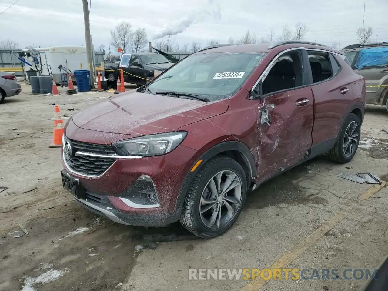 1 Photograph of a damaged car KL4MMDSL9NB021908 BUICK ENCORE 2022