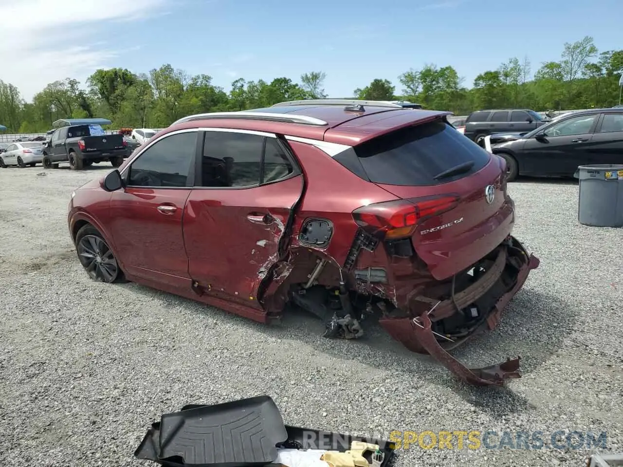 2 Photograph of a damaged car KL4MMDSLXNB064847 BUICK ENCORE 2022