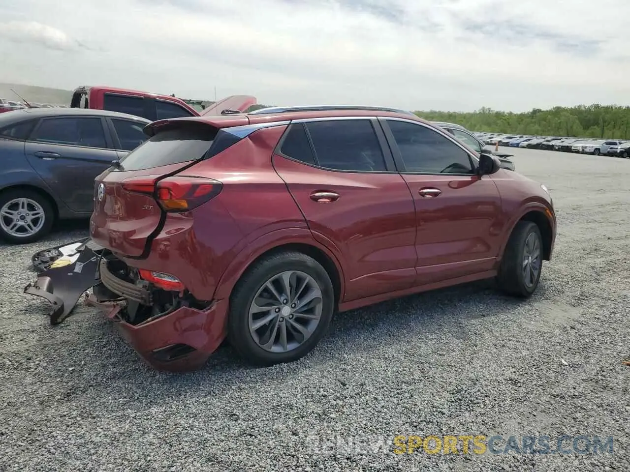 3 Photograph of a damaged car KL4MMDSLXNB064847 BUICK ENCORE 2022