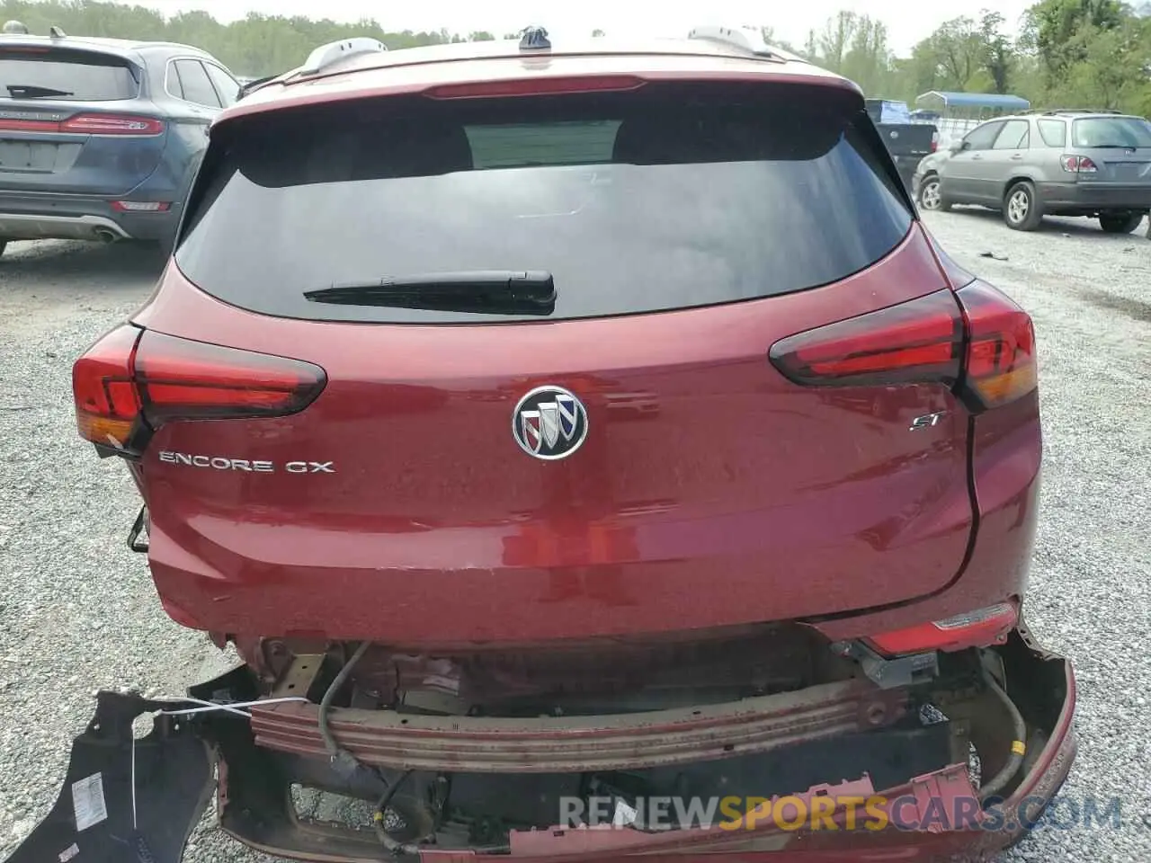 6 Photograph of a damaged car KL4MMDSLXNB064847 BUICK ENCORE 2022