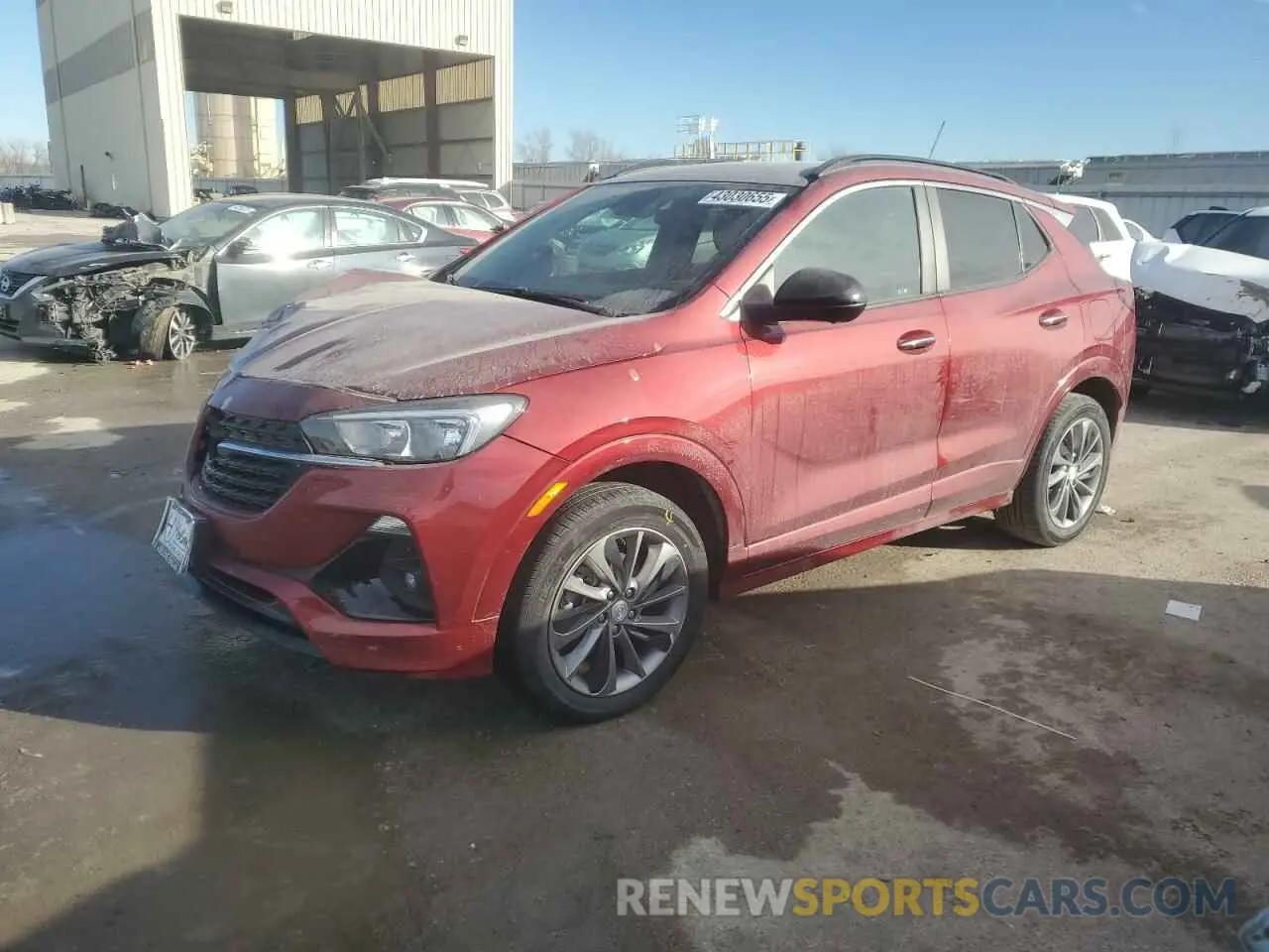 1 Photograph of a damaged car KL4MMESL7NB041886 BUICK ENCORE 2022