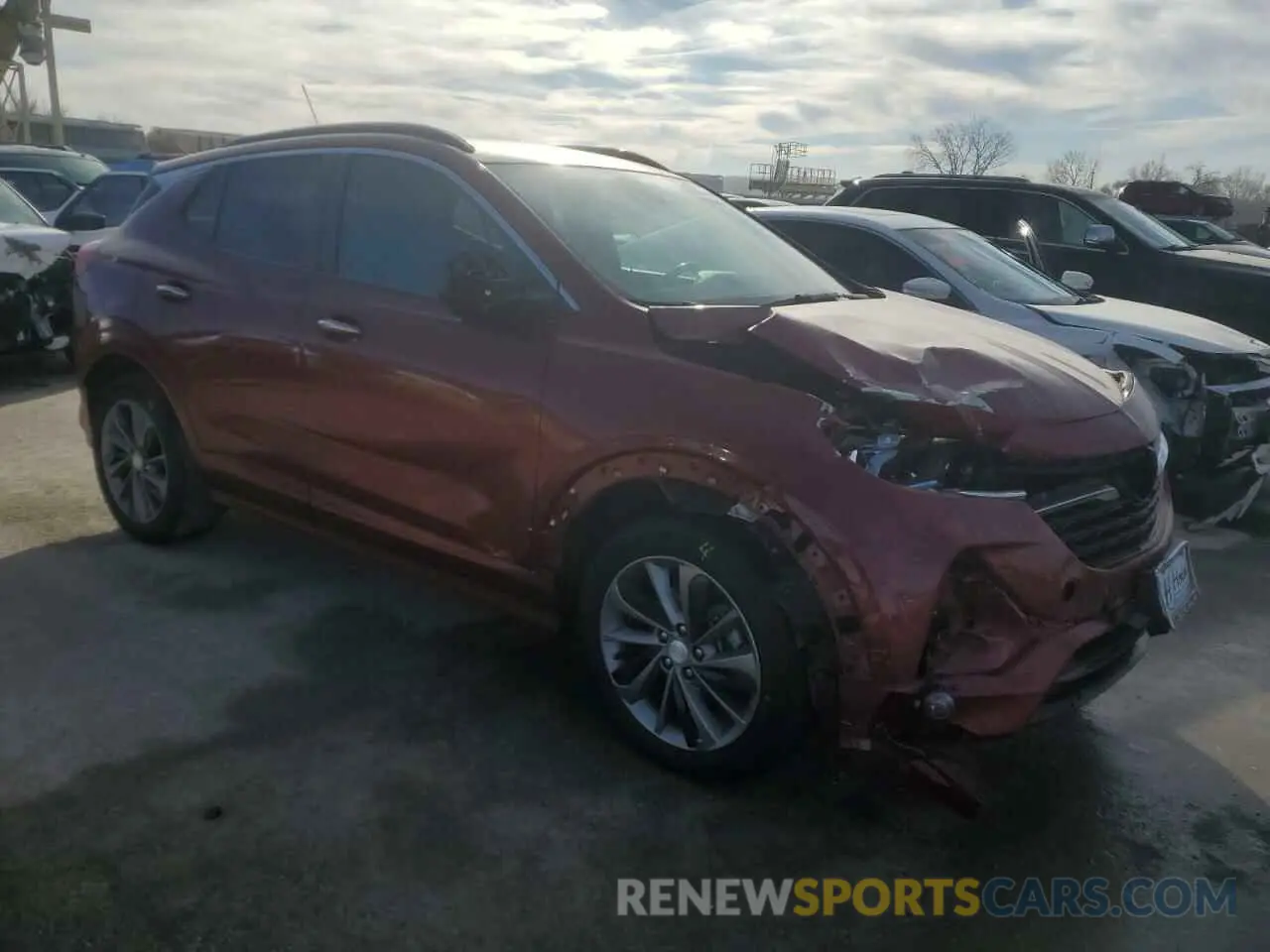 4 Photograph of a damaged car KL4MMESL7NB041886 BUICK ENCORE 2022