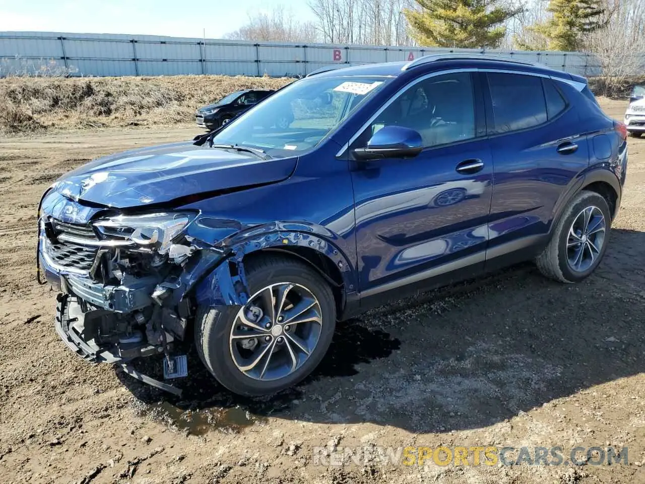 1 Photograph of a damaged car KL4MMFSL7NB040646 BUICK ENCORE 2022