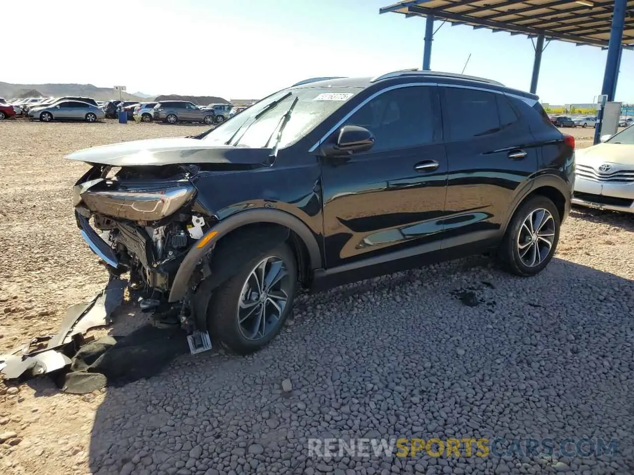 1 Photograph of a damaged car KL4MMFSL9NB084454 BUICK ENCORE 2022