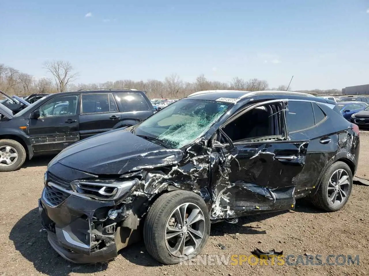 1 Photograph of a damaged car KL4MMGSL6NB138380 BUICK ENCORE 2022