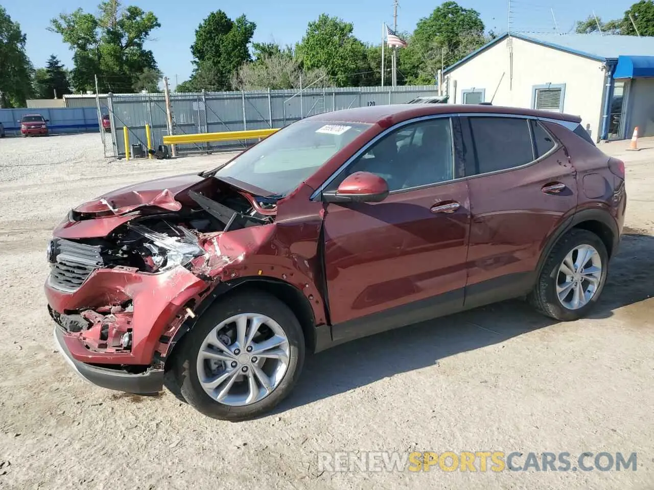 1 Photograph of a damaged car KL4MMBS21PB089750 BUICK ENCORE 2023