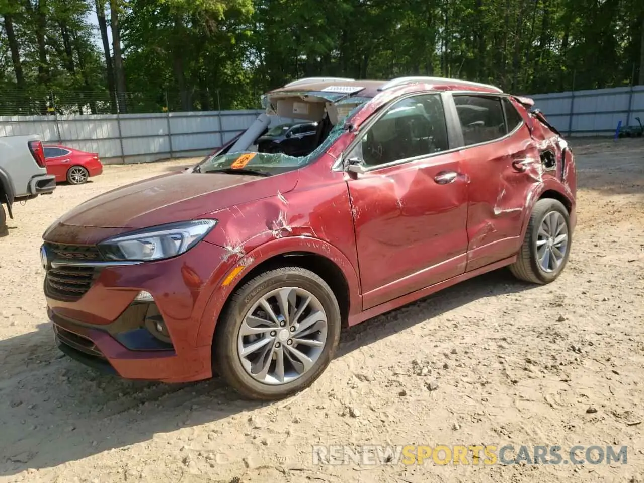 1 Photograph of a damaged car KL4MMDS25PB100227 BUICK ENCORE 2023